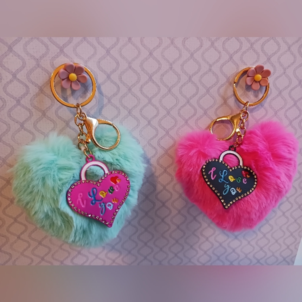 HeartKeychain/BAG Charm BUNDLE NWOT